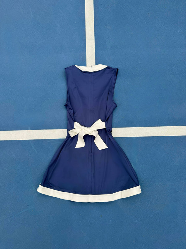 Court-side lined dress