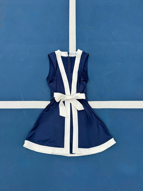 Court-side lined dress